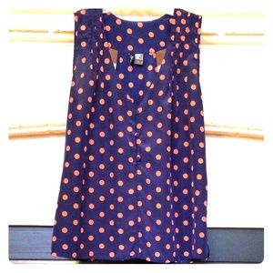 3/$13🌈Kylee silky Polka Dot Blouse